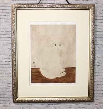 藤田嗣治 エスタンプリトグラフ「二匹の猫」 250部限定 藤田嗣治 「二匹の猫」 | | アトリエ・ブランカ